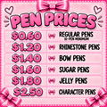 PEN PRICES