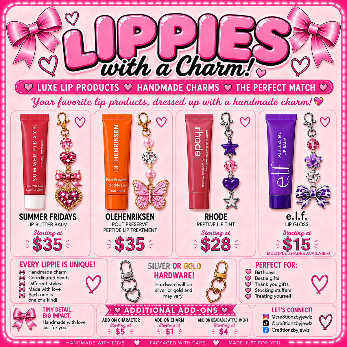 Lippies With A Charm