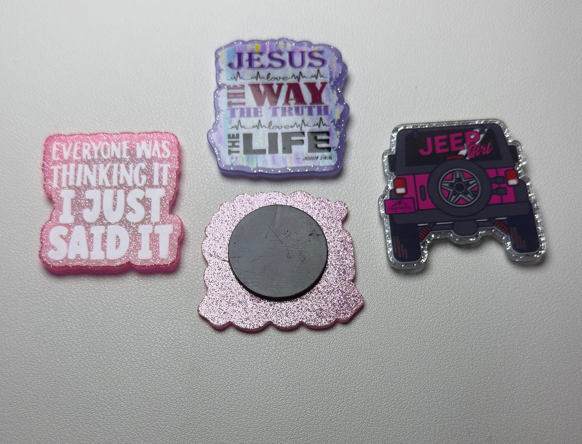 PREMADE ACRYLIC MAGNETS