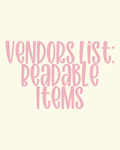 *Coming Soon* Beadable Items Suppliers - Vendors List