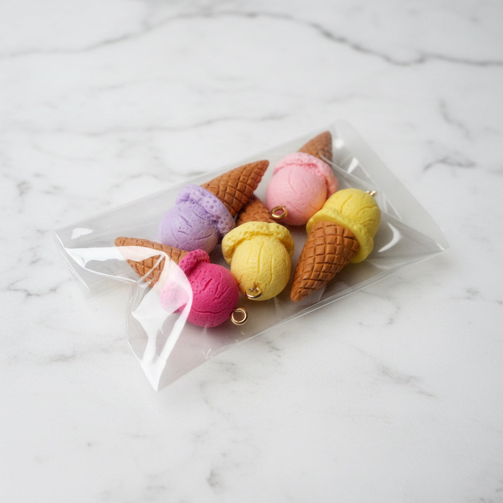 ICE CREAM CONE CHARMS