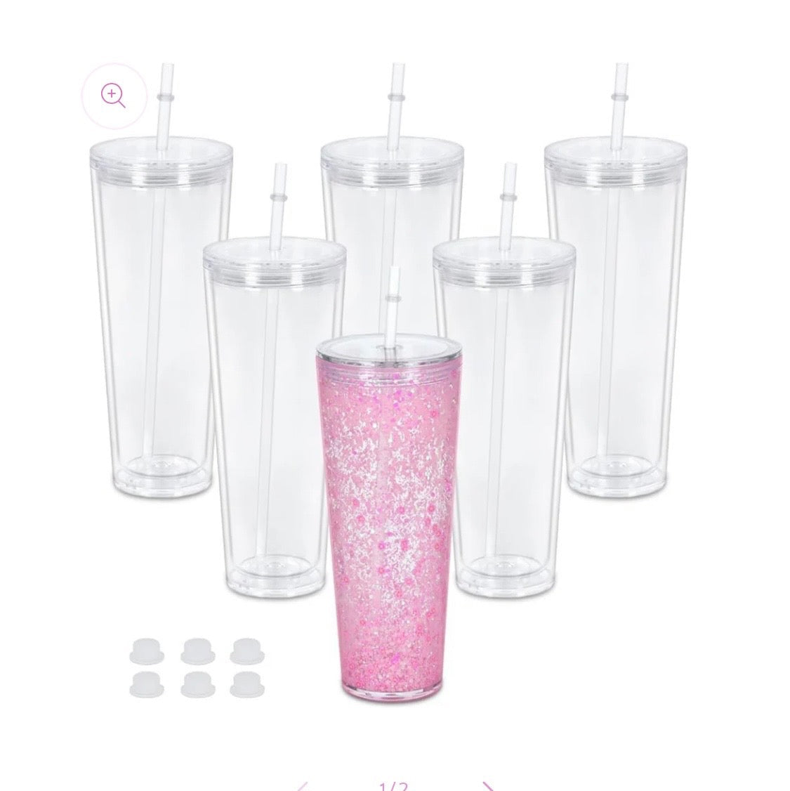 24oz Acrylic Snow Globe