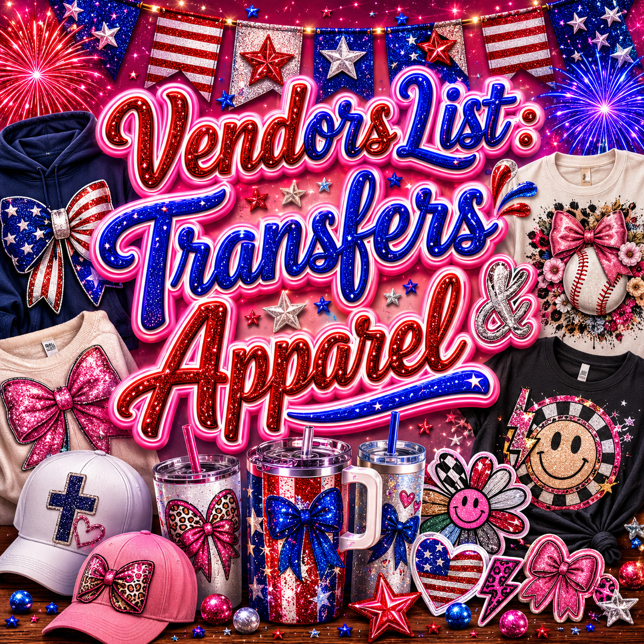 DTF Transfers & Apparel Suppliers - Vendors List